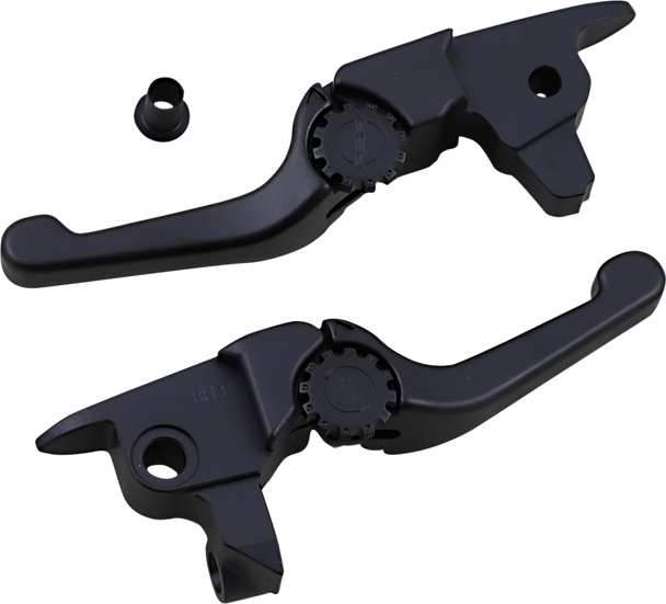 POWERSTANDS RACING Lever Set - Anthem - Shorty - Black 12-01661-22