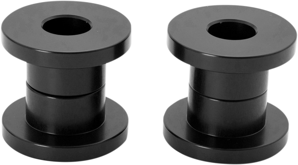 SPEED MERCHANT Riser Bushings - Solid - Black SM-HDFLRB-B