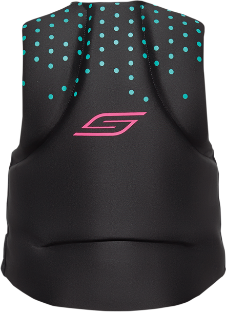 SLIPPERY Women's Surge Neo Vest - Black/Mint - Medium 142414-70083021