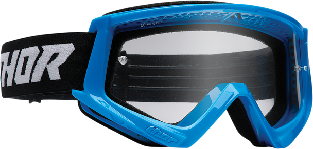 THOR Youth Combat Goggles - Racer - Blue/Black 2601-3047
