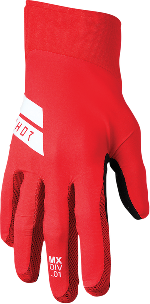 THOR Agile Hero Gloves - Red/White - XL 3330-6690