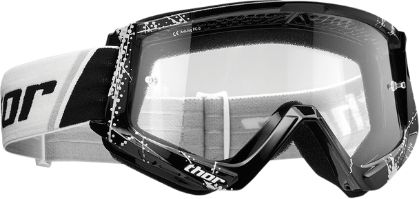 THOR Youth Combat Goggles - Web - Black 2601-2372