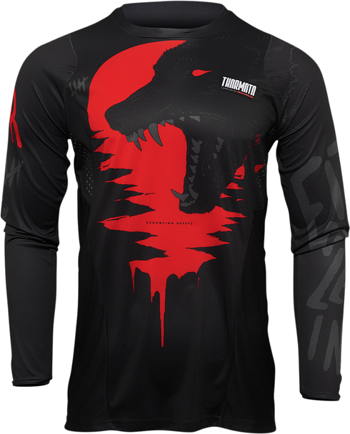 THOR Pulse Counting Sheep Jersey - Black/Red - 3XL 2910-6564