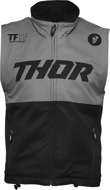 THOR Warmup Vest - Black/Charcoal - Small 2830-0534