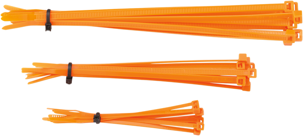 MOOSE RACING Cable Ties Orange 30 Pack 303-4682