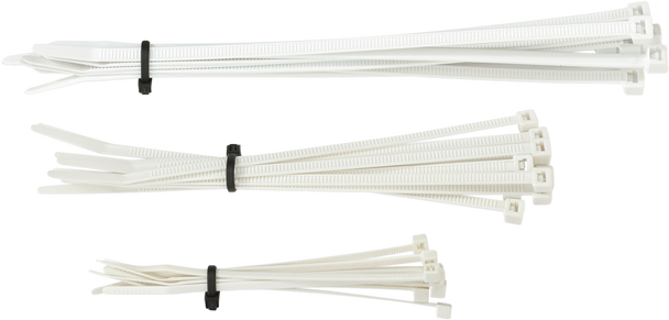 MOOSE RACING Cable Ties White 30Pack 303-4689
