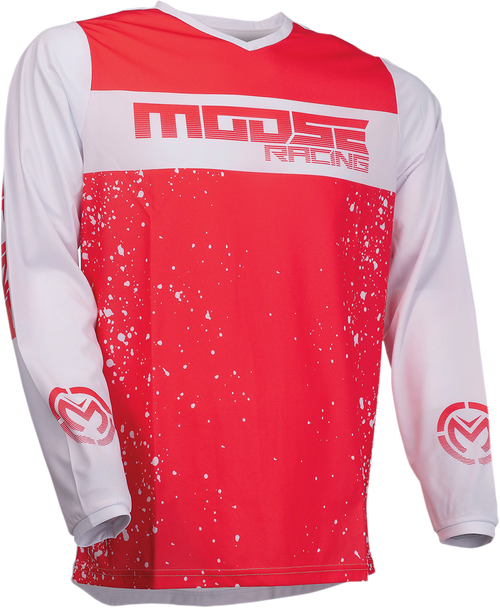 MOOSE RACING Qualifier™ Jersey - Red/White - Medium 2910-6646