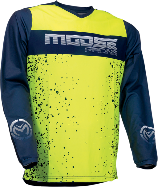 MOOSE RACING Qualifier™ Jersey - Hi Vis/Navy - 2XL 2910-6625