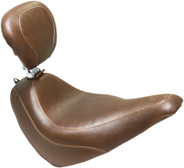 MUSTANG Wide Tripper Seat - Driver's Backrest - Brown 83049