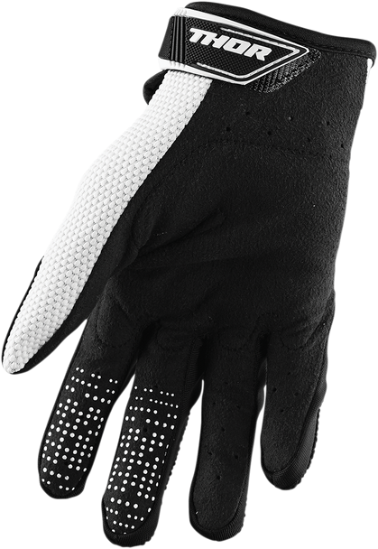 THOR Youth Spectrum Gloves - Black/White - Small 3332-1473