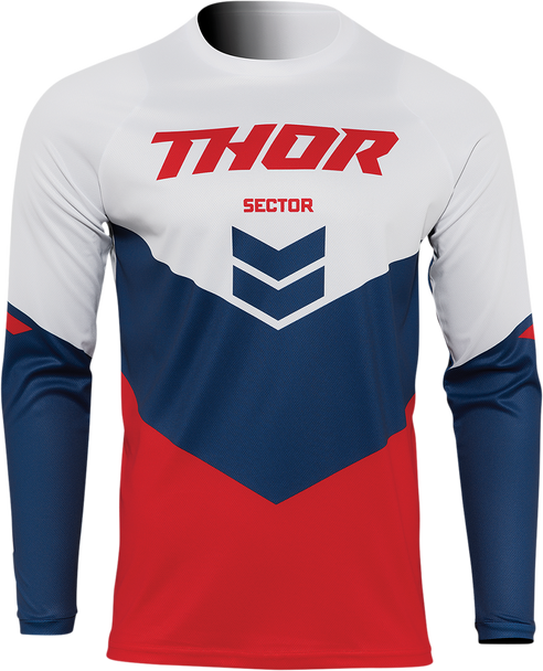 THOR Youth Sector Chevron Jersey - Red/Navy - XL 2912-2044