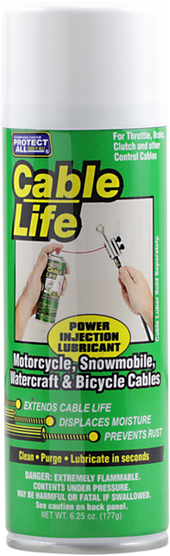 PROTECT ALL Cable Life Lubricant - 6.25 oz. net wt. - Aerosol 25006
