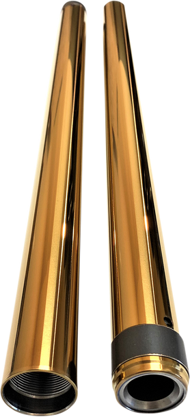 PRO-ONE PERF.MFG. Fork Tube - Gold TIN - 41 mm - 20.25" Length 105410G