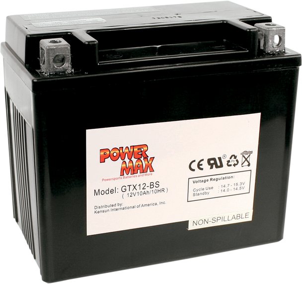POWER MAX Battery - YTX12-BS GTX12-BS