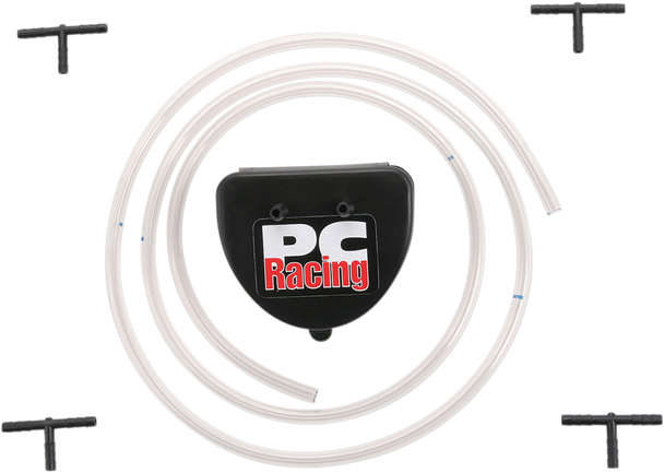 PC RACING Carburetor Vent System 2 - Black PC23