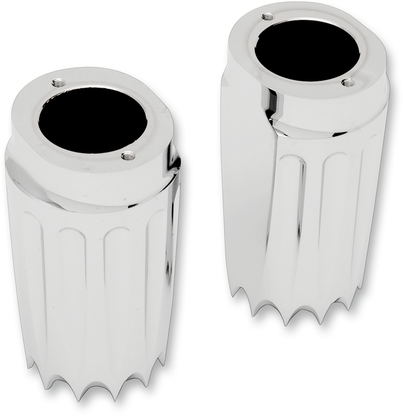 PAUL YAFFE BAGGER NATION Fork Slider Covers - Chrome SC-YB-6.25-CHR