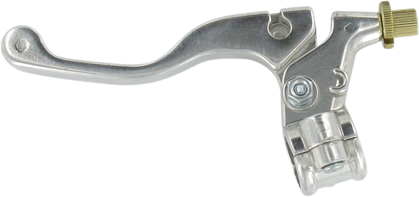 PARTS UNLIMITED Lever Assembly - Right Hand - Shorty - Yamaha - Silver 43-4102R