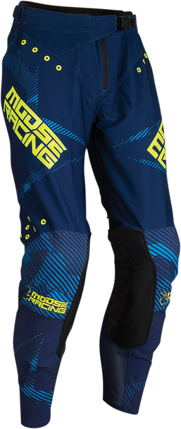 MOOSE RACING Agroid Pants - Navy/Hi-Vis - 30 2901-9249