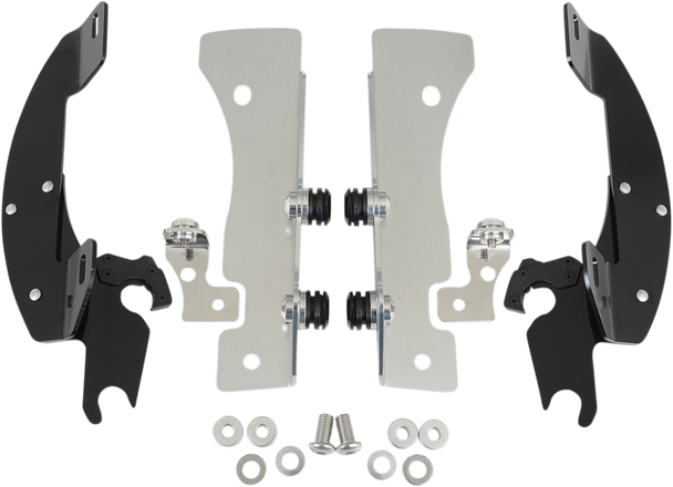 MEMPHIS SHADES Batwing Trigger Lock Mounting Kit - XV16/17 - Black MEM8998