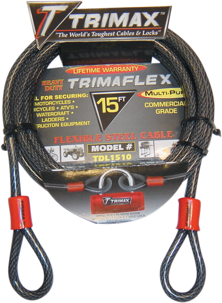 TRIMAX Cable Lock - 15' TDL1510