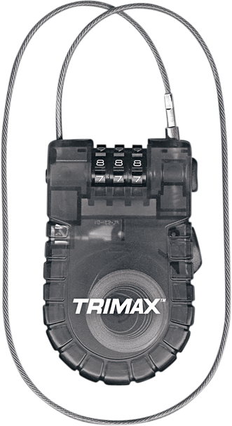 TRIMAX Retractable Cable Lock T33RC