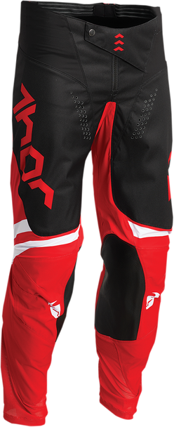 THOR Youth Pulse Cube Pants - Red/White - 18 2903-2067
