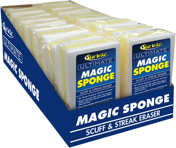 STAR BRITE Magic Sponge Cleaner - 18 Pack 041018