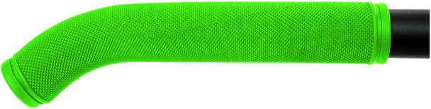 Race Shop Inc. 7" Green Rubber Grips for 7/8" Handlebars G-7 GREEN