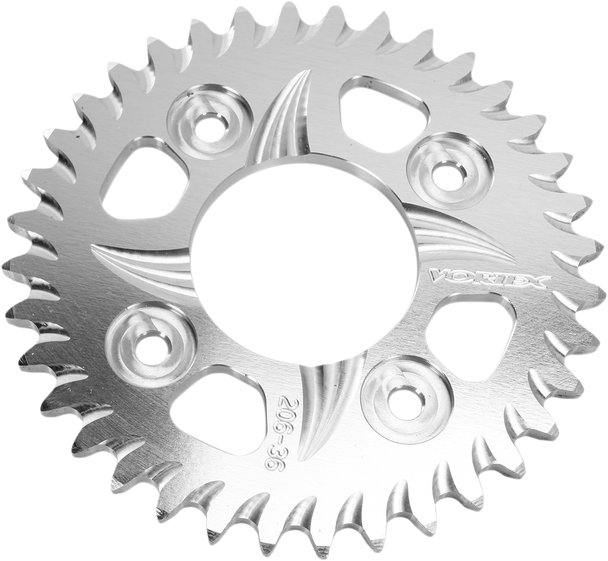 VORTEX Aluminum Sprocket - Silver - Rear - 36 Tooth 206-36