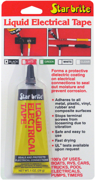 STAR BRITE Liquid Sealant - Black - 1 oz. net wt 84154