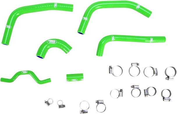 MOOSE RACING Radiator Hose Kit - Green - Kawasaki TCSKAW-58-GR