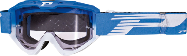 PRO GRIP 3450 Riot Goggles - Light Blue/White - Light Sensitive PZ3450AZBI
