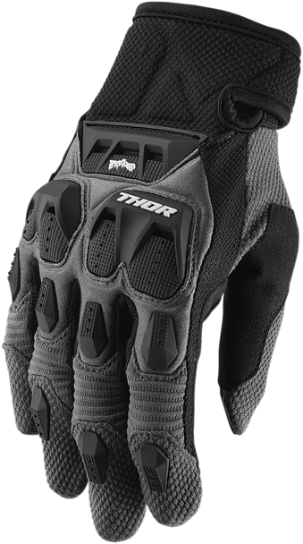 THOR Terrain Gloves - Charcoal - Large 3330-5157