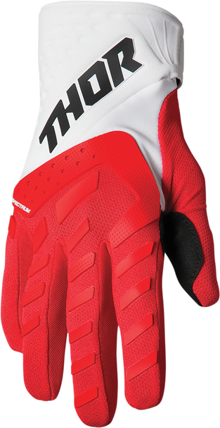 THOR Spectrum Gloves - Red/White - Small 3330-6838