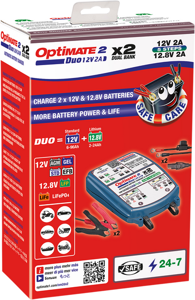 TECMATE Battery Charger - 2-Bank TM-571