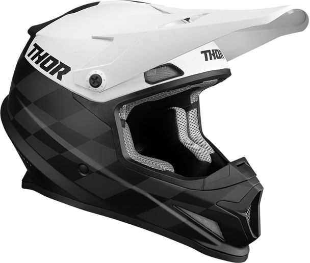 THOR Sector Helmet - Birdrock - Black/White - 4XL 0110-7359