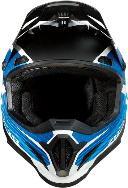 Z1R Rise Helmet - Flame - Blue - XS 0110-7248