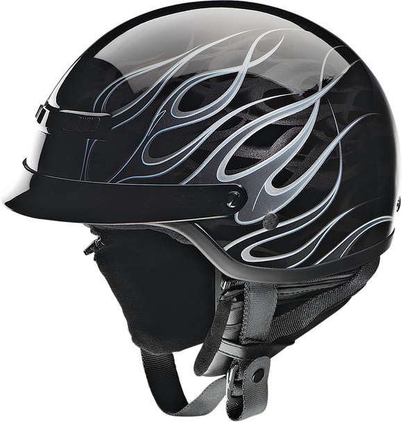 Z1R Nomad Helmet - Hellfire - Black/Silver - 2XL 0103-0713