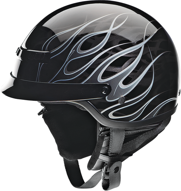 Z1R Nomad Helmet - Hellfire - Black/Silver - XL 0103-0712