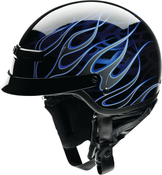 Z1R Nomad Helmet - Hellfire - Black/Blue - 2XS 0103-0666