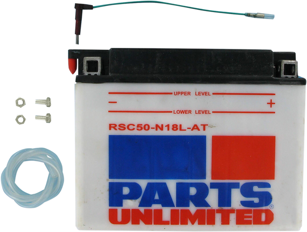 PARTS UNLIMITED Battery - RSC50N18LAT with Sensor SC50-N18L-AT