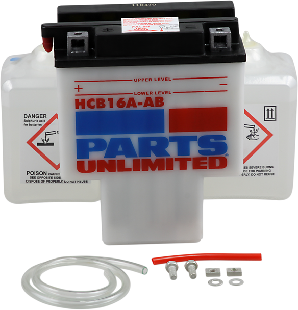 PARTS UNLIMITED Battery - HYB16A-AB HCB16A-AB-FP