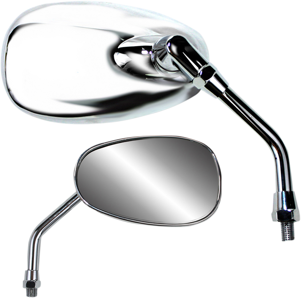 PARTS UNLIMITED Mirror - American-Style - Chrome 17030