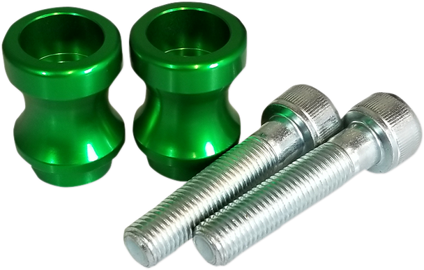 VORTEX Swingarm Spool - Green - 10 mm SP402L