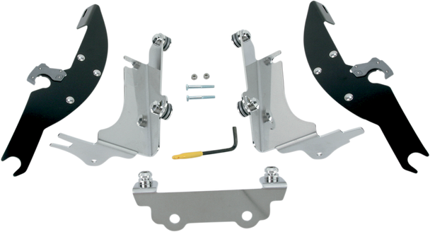 MEMPHIS SHADES Batwing Trigger Lock Mounting Kit - VN - Black MEK1924