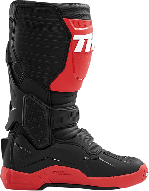 THOR Radial Boots - Red/Black - Size 14 3410-2251