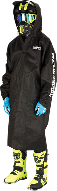 MOOSE RACING Mud Rainsuit Coat - Black -  S/M LM1141-01 S/M