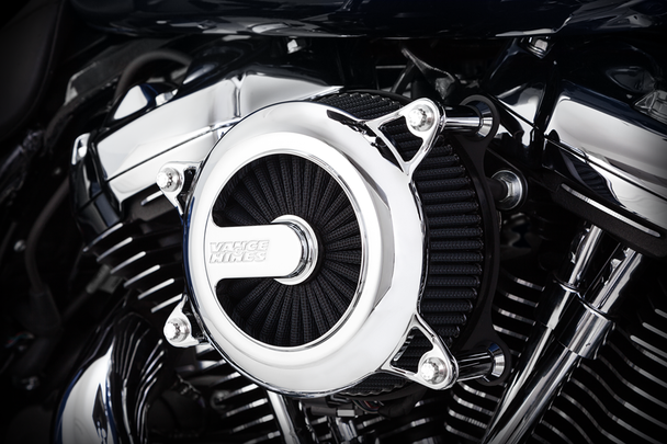 VANCE & HINES Rogue Air Cleaner - Chrome - Softail 70085