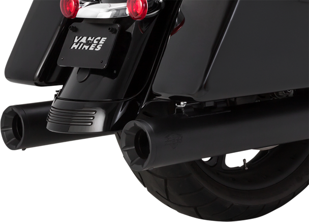 VANCE & HINES 4" Eliminator Mufflers - Black 46714