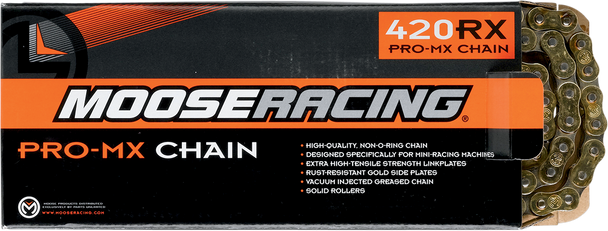 MOOSE RACING 420 RXP Pro-MX Chain - Gold - 110 Links M576-00-110